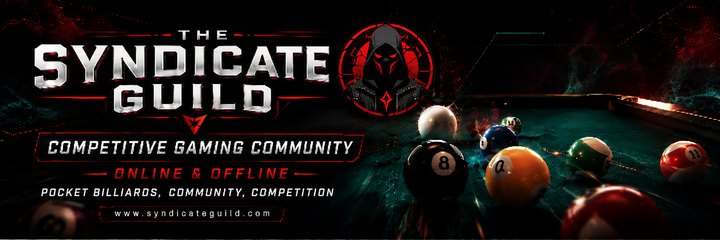 The Syndicate Pocket Billiards competitive gaming community banner.