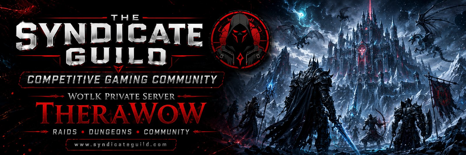 The Syndicate TheraWoW WotLK competitive gaming community banner.